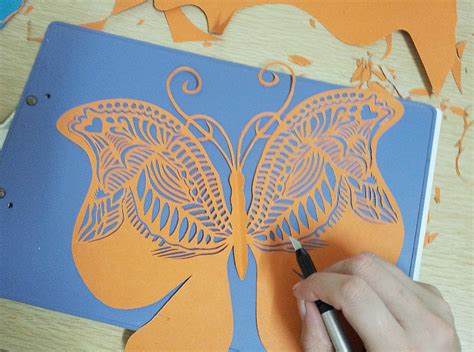 手工衍纸蝴蝶的作品图片 实在是太美了！_爱折纸网