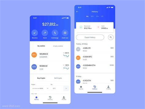 虚拟币app|UI|其他UI |Qey力立 - 原创作品 - 站酷 (ZCOOL)