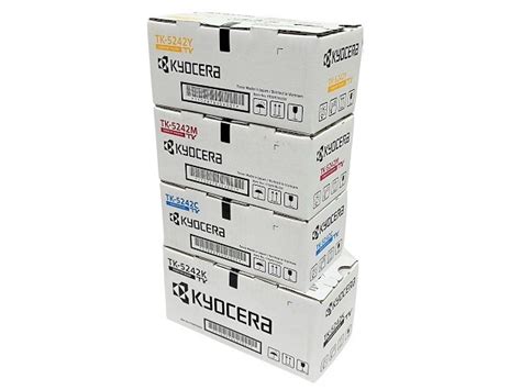 Kyocera TK-5242 (C,M,Y,K) Complete Toner Cartridge Set | GM Supplies