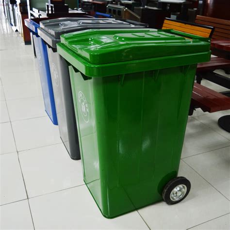 厂家批发80升无轮垃圾桶 方形80L不带轮户外垃圾筒带盖农村分类桶-阿里巴巴