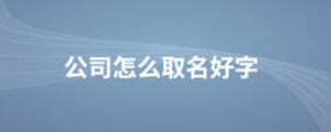 1986年属虎公司取名（公司起名 风水）_起名_若朴堂文化
