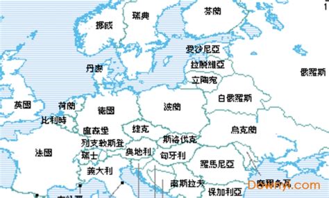 欧洲行政地图中文版下载-欧洲行政地图高清版下载最新版-当易网
