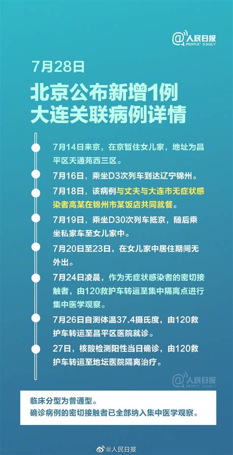 7月27日北京新增疫情确诊病例情况(大连关联病例+境外输入)- 北京本地宝