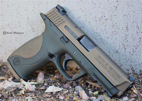 X-Werks Smith & Wesson M&P9 Yeti Green and Burn... for sale