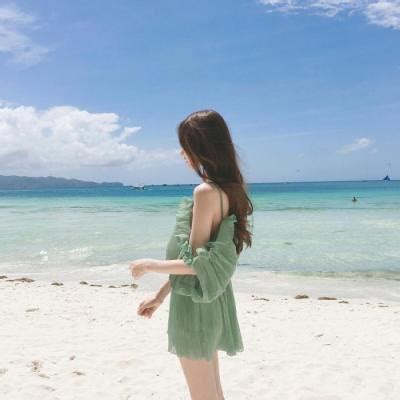 女生头像ins海边温柔