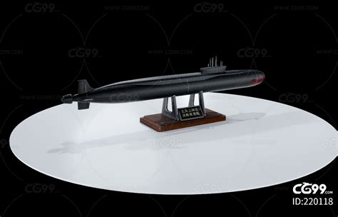 次时代写实俄罗斯第四代北风之神级955型战略核潜艇模型-cg模型免费下载-CG99