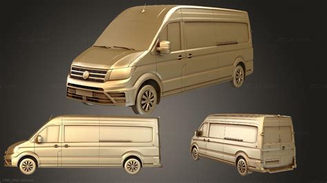 Vehicles - Volkswagen Crafter LWB Trendline UK spec 2020, CARS_3962. 3D ...