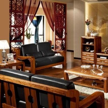 新中式乌金木客厅家具 - 荣巢家具设计效果图 - 每平每屋·设计家