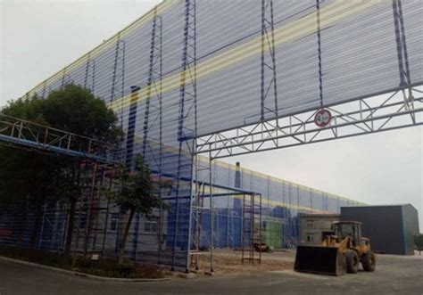 柔性挡风抑尘网- 工程案例-北京绿项科技有限公司