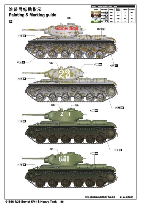 Soviet KV-1S Heavy Tank 01566-1/35 Series-TRUMPETER（china）