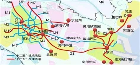 4月天津市地铁又一条新地铁Z1线将开建 全长115公里