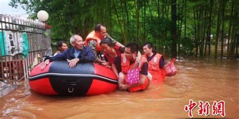 江西暴雨致多地河水暴涨 农田及道路被淹-高清图集-中国天气网江西站