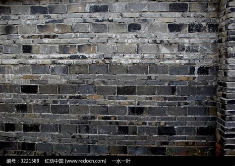 青砖古墙背景素材高清图片下载_红动中国