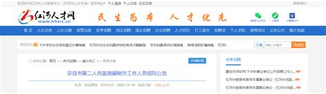 2022云南红河州蒙自市第二人民医院编制外人员招聘公告【14人】