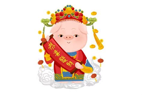 2019猪年吉祥骑猪宝宝PNG图片素材下载_图片编号ymrgmrez-免抠素材网