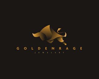 GoldenRage珠宝公司LOGO设计欣赏 - LOGO800