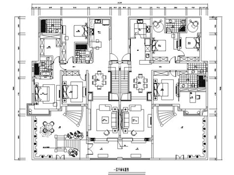 [江苏]现代简约500平米别墅设计施工图（附效果图）-住宅装修-筑龙室内设计论坛