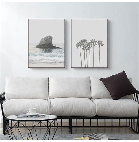 因果 现代简约客厅装饰画三联画抽象沙发背景墙挂画壁画时尚大气-美间设计
