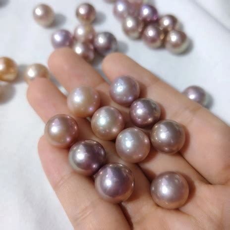 淡水珍珠椭圆形天然淡水珍珠散珠巴洛克珍珠手链项链diy饰品配件-阿里巴巴