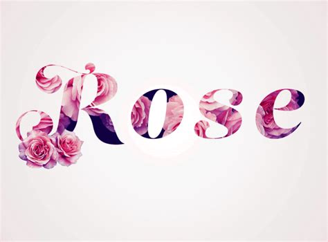 花朵字，用PS制作浪漫唯美的玫瑰花文字 - 普通字效 - PS教程自学网