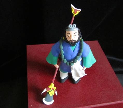 泥面人图片