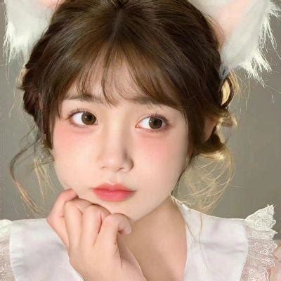 萌妹可爱头像甜美女生真人