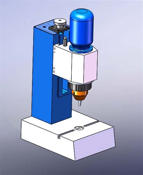 液压台式铆接机旋铆机3D模型下载_三维模型_SolidWorks模型 - 制造云 | 产品模型