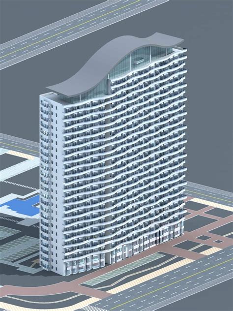 怀柔外贸大厦3dmax 模型下载-光辉城市