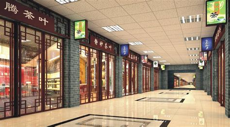 武汉市一品天下茶叶市场整体商业空间设计_武汉乐道创景