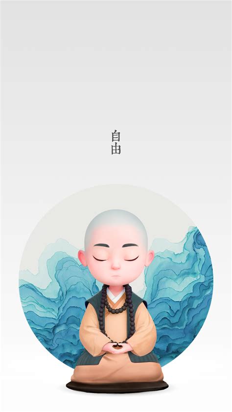 古风和尚插画 | 花开生两面，人生佛魔间 - 堆糖，美图壁纸兴趣社区