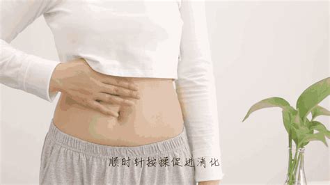 腹部按摩图片