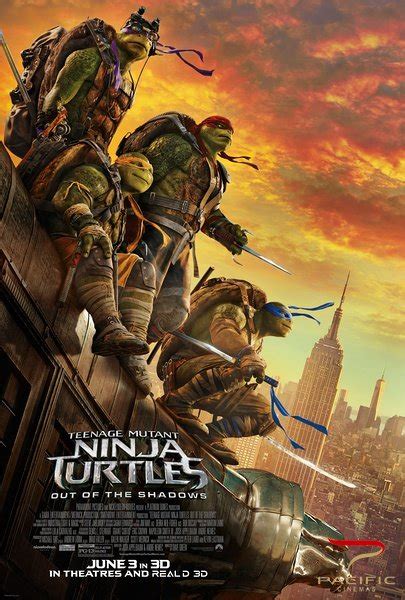 《忍者神龟2：破影而出》四兄弟“上天下海”热血龟来！_ZNDS资讯