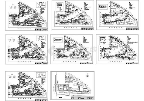 镇江住宅小区环境景观设计施工图全套_住宅小区_土木在线