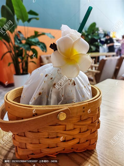 老挝传统冰咖啡,咖啡专辑,食品餐饮,摄影,汇图网www.huitu.com