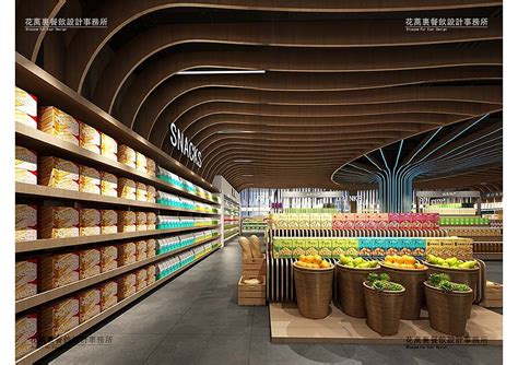 山东齐鲁印象新汶超市-高速服务区设计_花万里餐饮设计-站酷ZCOOL