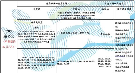青岛机场巴士全天线路时刻表（持续更新）- 青岛本地宝