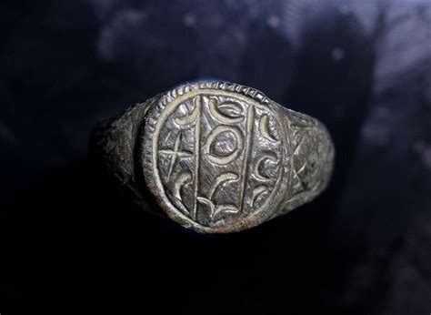 Anglo-Saxon Bronze Seal Ring - 19 mm - Catawiki