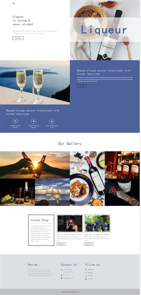酒类企业网站设计设计图__中文模板_ web界面设计_设计图库_昵图网nipic.com