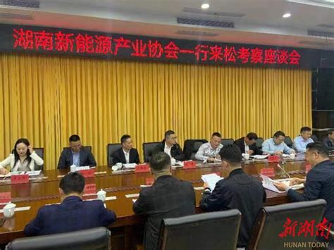湖南省新能源产业协会赋能松桃县经济发展 - 文创 - 新湖南