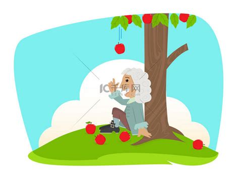 简笔画牛顿图片
