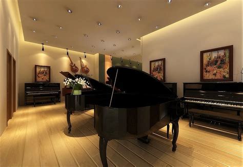 钢琴店|空间|室内设计|人生的真谛lpy - 原创作品 - 站酷 (ZCOOL)
