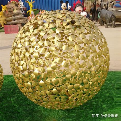 不锈钢镂空发光球_渐变七种颜色镂空球雕塑-雕塑风
