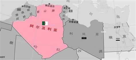 阿尔及利亚旅游地图 - 阿尔及利亚地图 - 地理教师网