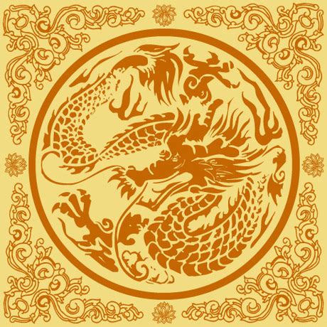 古典中国龙纹_素材中国sccnn.com