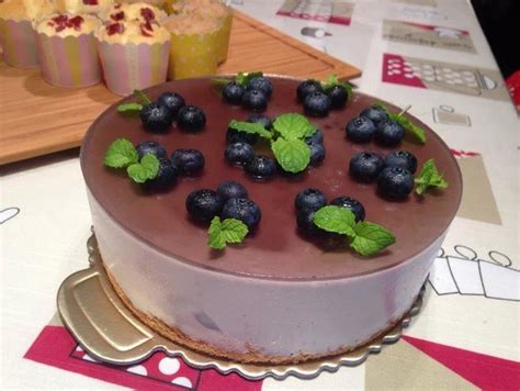 【8寸蓝莓慕斯蛋糕的做法步骤图，怎么做好吃】祭江鸟_下厨房