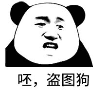 熊猫头骂人表情-呸，盗图狗 - DIY斗图表情 - diydoutu.com