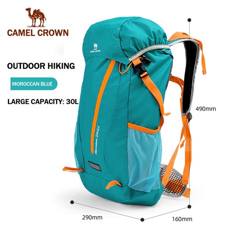 CAMELCROWN 30L Outdoor Lightweight Backpack Waterproof Multi-functional ...