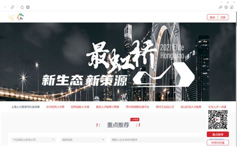 上海市长宁区人民政府-区情-“智荟虹桥”招聘平台上线、上海市2021年人才紧缺指数报告发布
