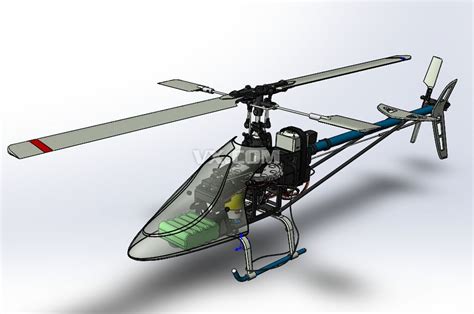 JSTZ-V2.5无线遥控Nitro直升机图纸_SOLIDWORKS 2012_模型图纸免费下载 – 懒石网