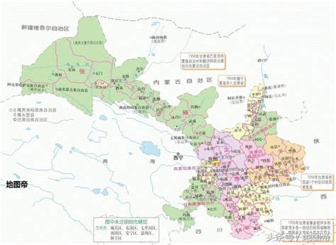 张掖市行政区划地图：张掖市辖1个区、5个县分别是哪些？